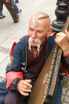 Street Musician in Gdansk, Poland