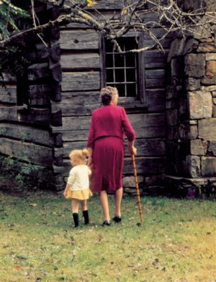 Kim with her Great Grandmother