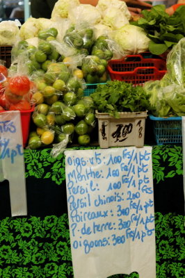 Food Market in Papeete, Tahiti