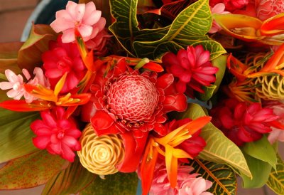 Market Fresh Flowers, Papeete,Tahiti