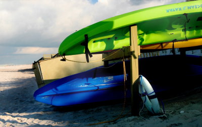 Kayaks, Rosemary Beach Florida