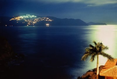 Nighttime in Acapulco, Mexico