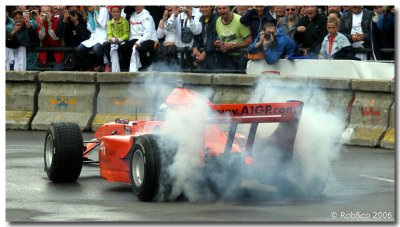 Jos Verstappen in A1 GP car