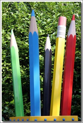 Pencils in colors