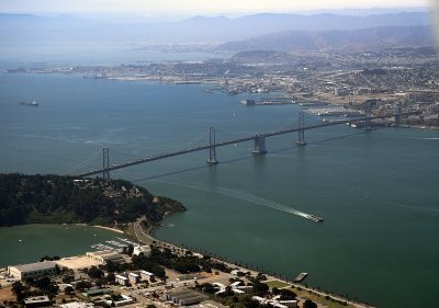 Western Span, Bay Bridge (air)