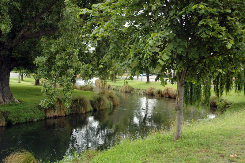 The Avon River runs through the middle of the city