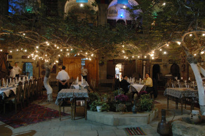 One of Baku's finer restaurants, a former caravanserai