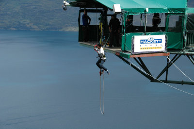 Reluctant bungy jumper