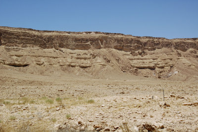 Approaching the Ramon Crater