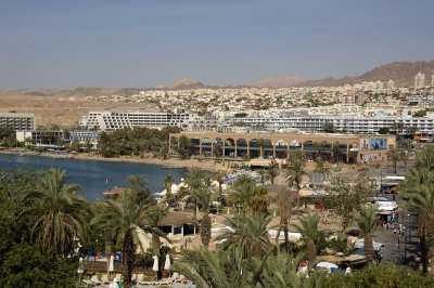 Eilat:  View from Our Hotel Balcony
