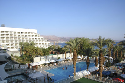 Pool at the Neptune Hotel, Eilat