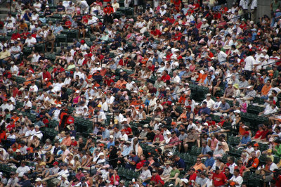 Crowd at Camden Yards in Baltimore, Sept. 9, 2007