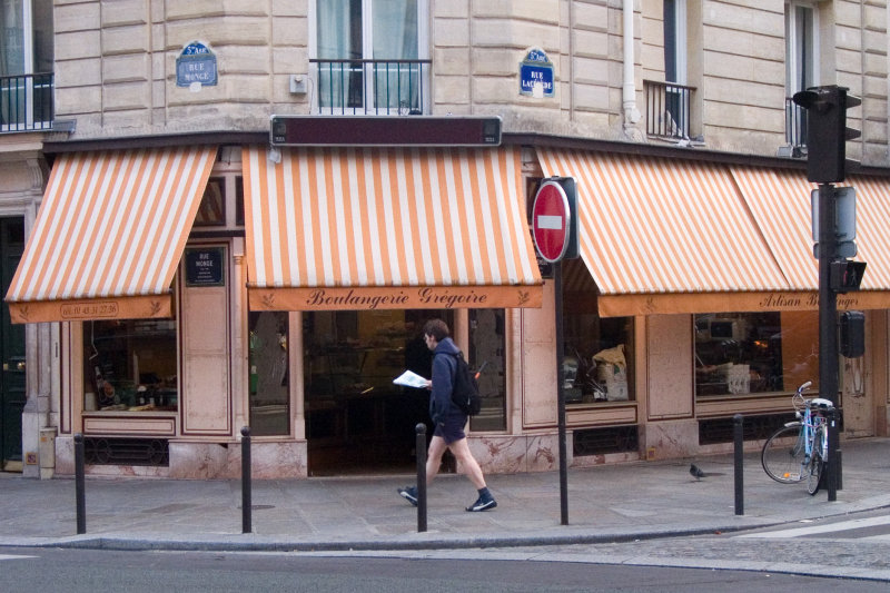 Our favorite boulangerie---a 2 minute walk