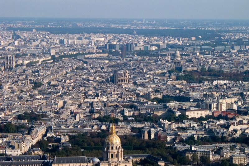 Views from the Eiffel Tower