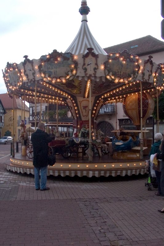 Obernais carousel---Sams favorite place