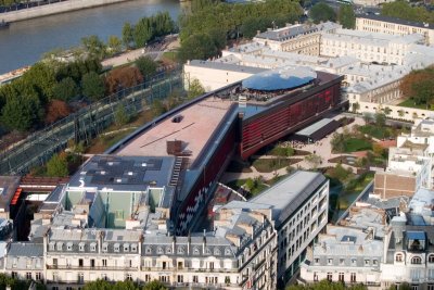  Looking down on the Muse du Quai Branly