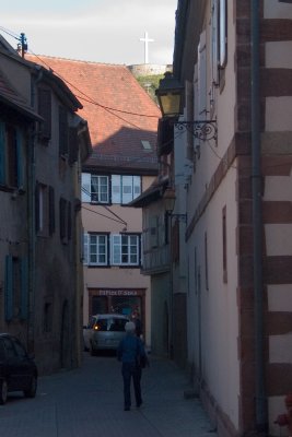 Rue de Gail, the narrow way to the hotel