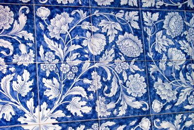 The majolica floor tiles