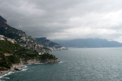 Morning of our fourth day: we are at Conca and the weather appears to be worsening