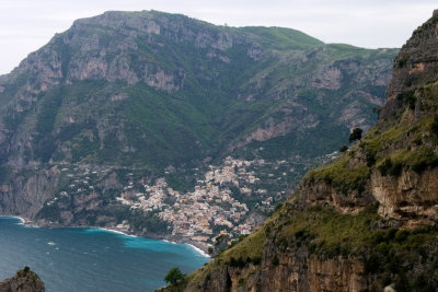 On the Sentiero degli Dei---a view of Positano