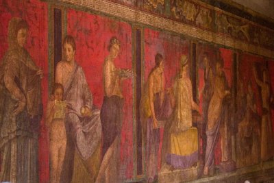 Fresco in the Villa dei Misteri