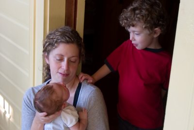 Lauraine, Maggie, and Henry