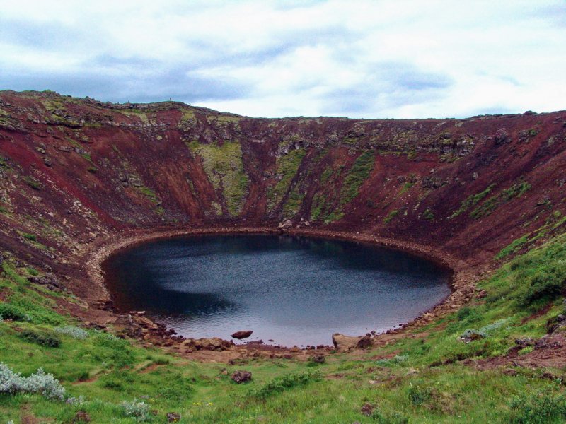 Volcano Explosion Crater