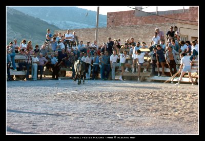 Rossell, tarde de bous, festes Majors · any 1.980