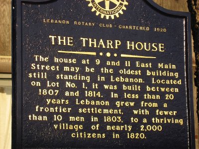 Tharp House Marker