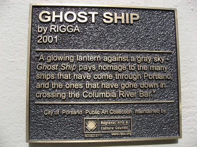 Ghost Ship Plaque