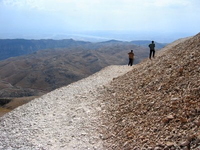 Steep drop from highest mountain in Northern Mesopotamia, it's said