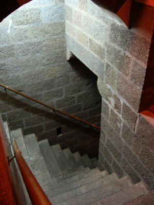 Stairs at our restored caravan-stop (Deliler Han), now Hotel Kervansaray.
