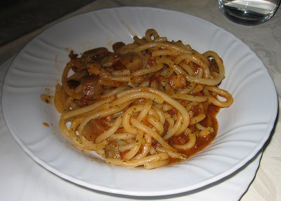 I can't get enough of spaghetti.  Ever imaginative.