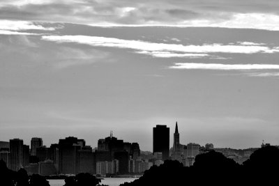 11/12:  2:55 pm - San Francisco from East Bay hills