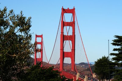 Golden Gate Bridge, from above