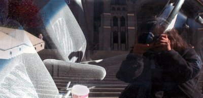 Reflections - San Francisco's Grace Cathedral, self