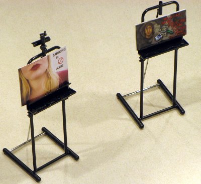 Anti-nicotine art show below