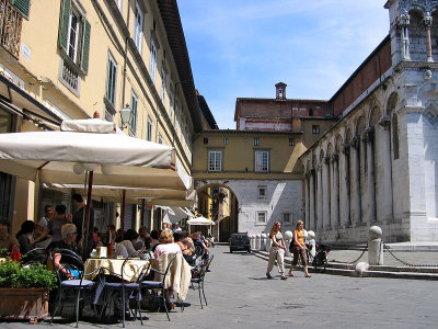 Cafe by Church of San Michele