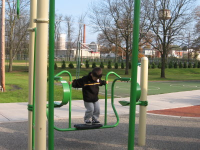 Kyle at the playground
