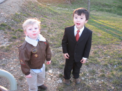 Ryan and Kyle at Nanna's Memorial Service