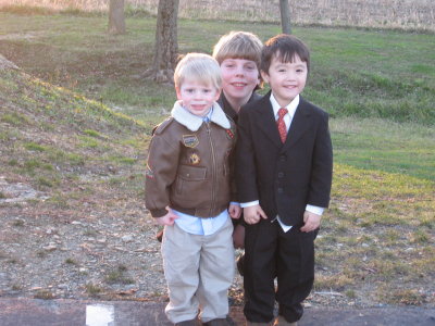 Ryan, Nick, and Kyle at Nanna's Memorial Service