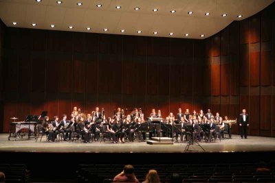 03 28 John's Clark High School Honors Band Performing at the Eismann Center