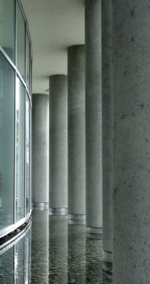 Columns in Reflecting Poolby Jerry Curtis
