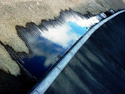 1st - Puddle by Pavement by Mike Parsons
