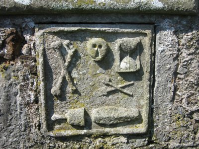 And strange symbols in the burial ground