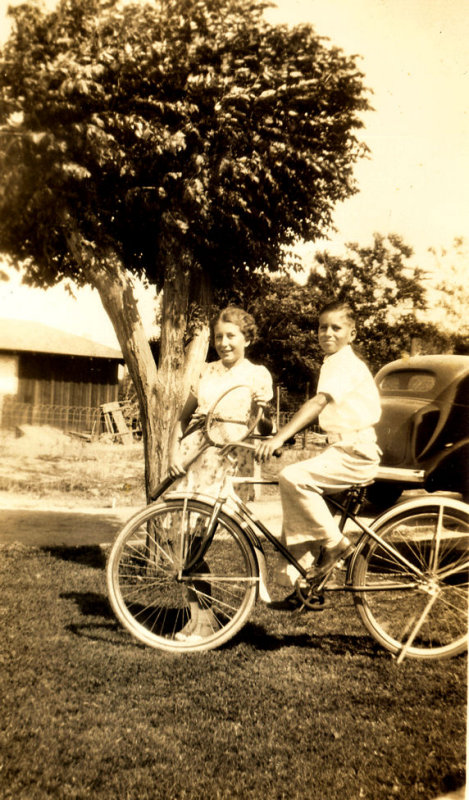 My mother and her brother, Richard Fox