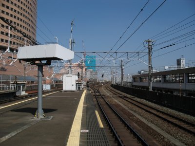Rail lines at Hamamatsu station