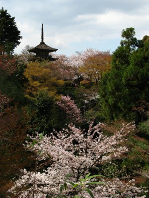 Hilltop pagoda, Kiyomizu-dera