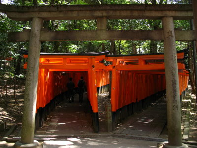 Break in the path, Fushimi Inari