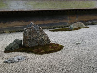 Rock detail, Ryōan-ji